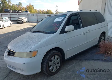 2003 Honda Odyssey Ex-L from USA, damaged, VIN 5FNRL18033B031659